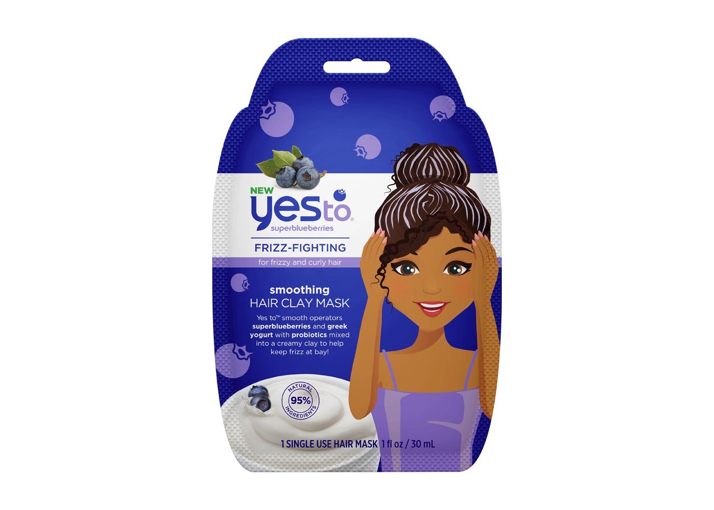 YES TO YTS Smooth Greek Yogurt Probiotics Clay Hair Mask SGU, 30 millilitre