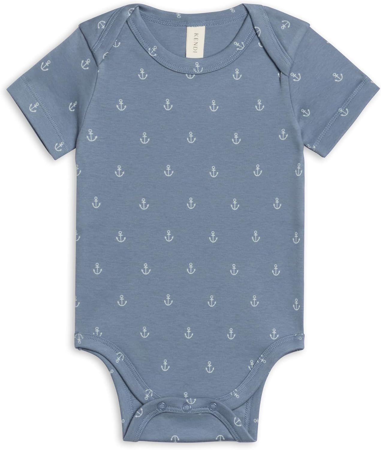 Colored Organics Unisex Organic Cotton Bodysuit - Short Sleeve Infant One Piece - Baby Boy and Girl Clothing