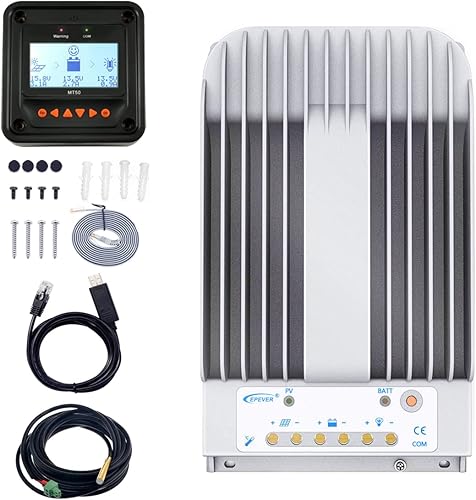 EPEVER MPPT Controlador de carga solar 30A 12V24V Controlador de carga de panel solar automático Max.PV 150V Regulador de carga solar con medidor