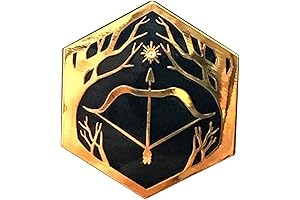 Archer Bow Arrow Star Woods Hunter Ranger Archery Enamel Pin Badge