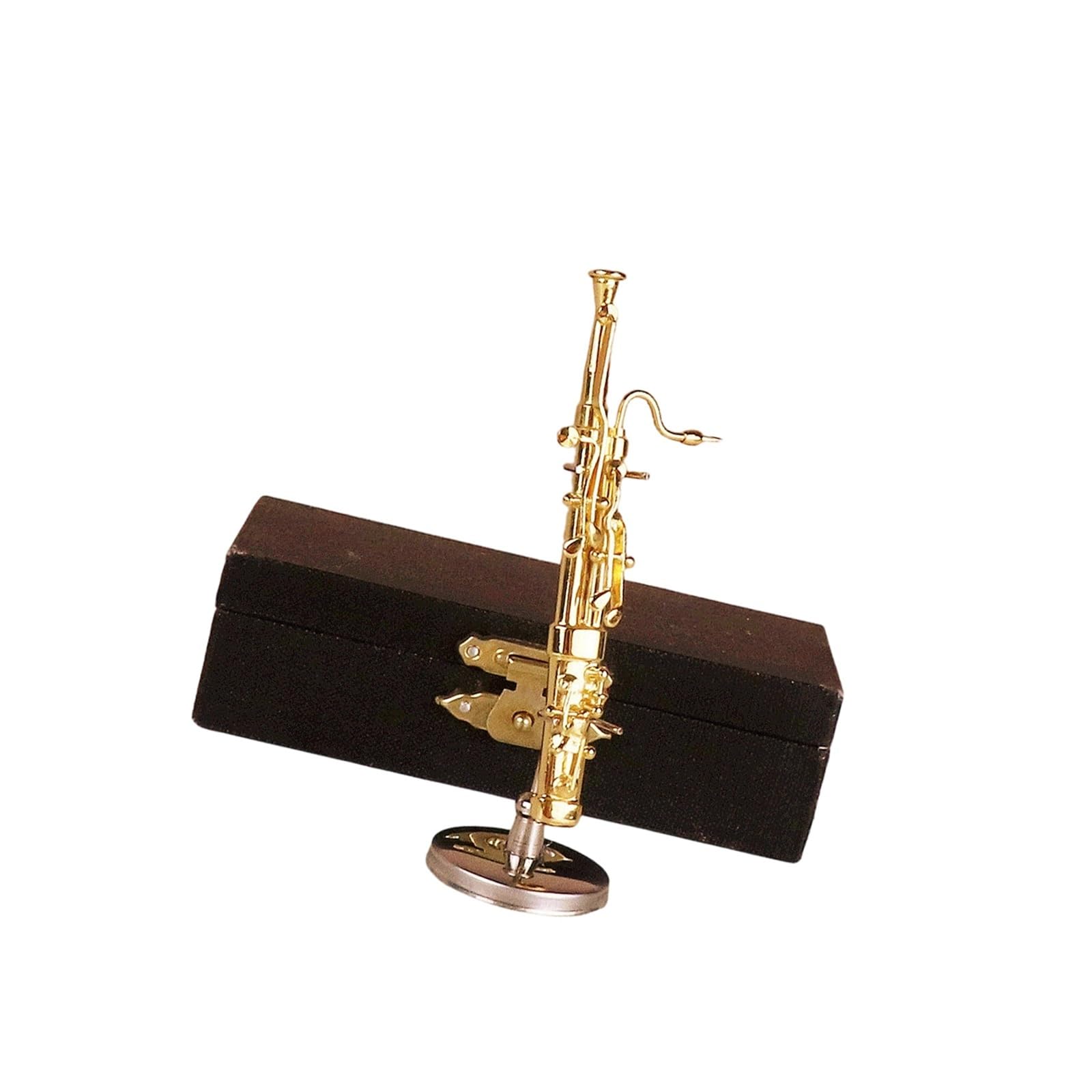 ZXFJYUIP Semi Handmade Bassoon Western Musical Instrument Model Ornament(1)