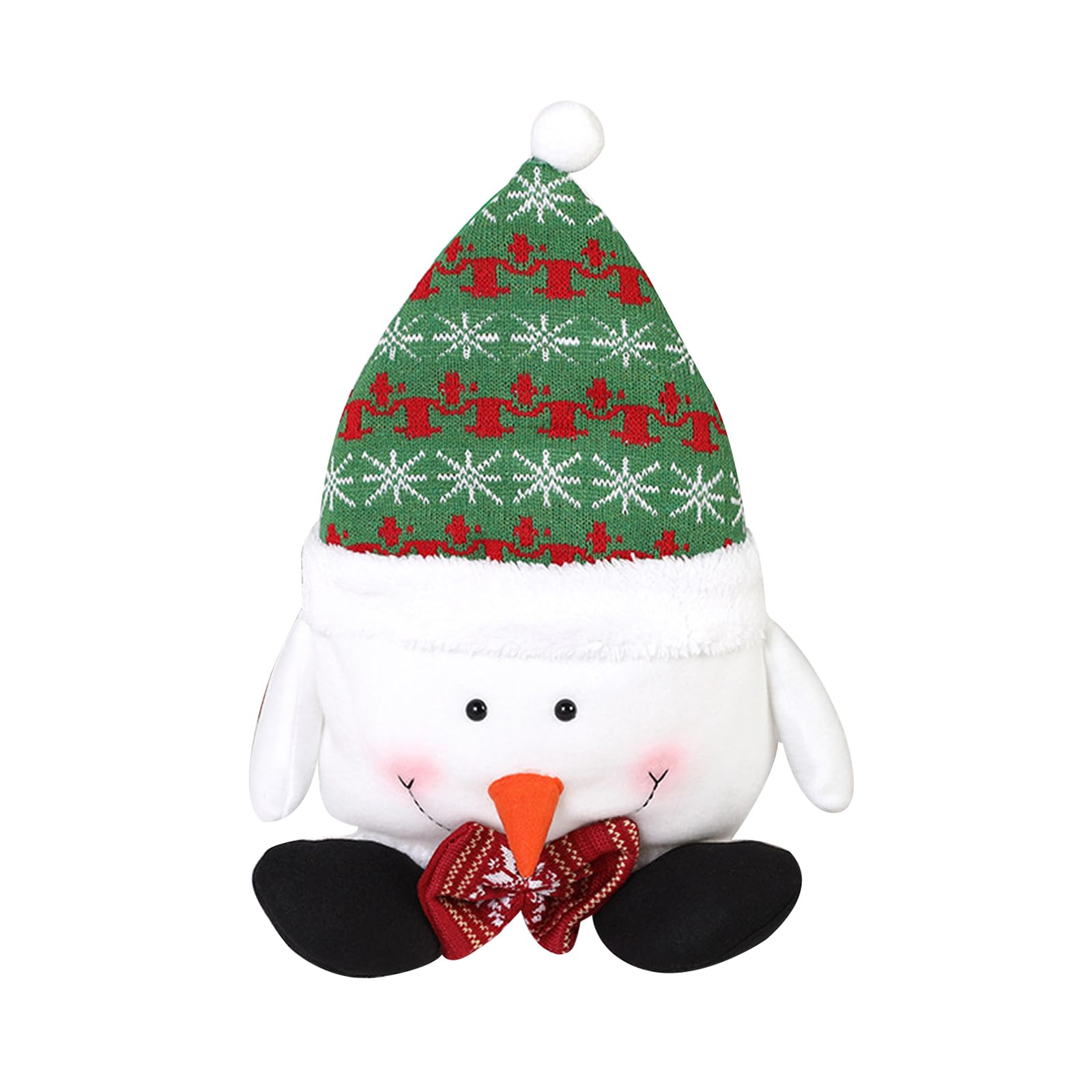Jazuaiao Lovely Santa Figure Toy Stuffed Doll Shower Gifts Santa Washable Doll for Girlfriend Christmas Toy for Children