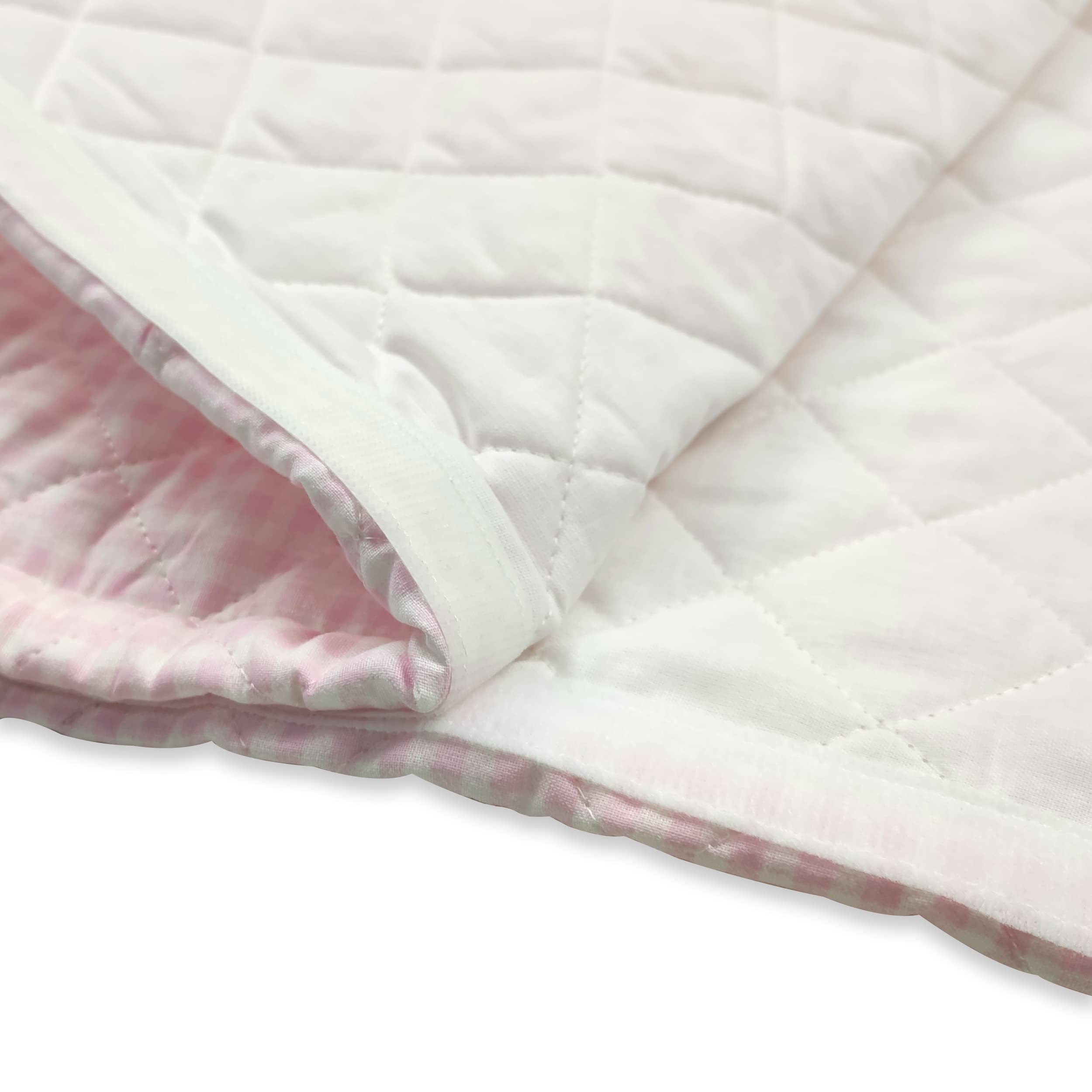 Panini Tessuti Ensemble de puériculture, Sac de Couchage et Pochette pour bébés de 2 à 6 Ans - Tissu matelassé 100% Coton - Made in Italy (Square Rose Ensemble de puériculture)