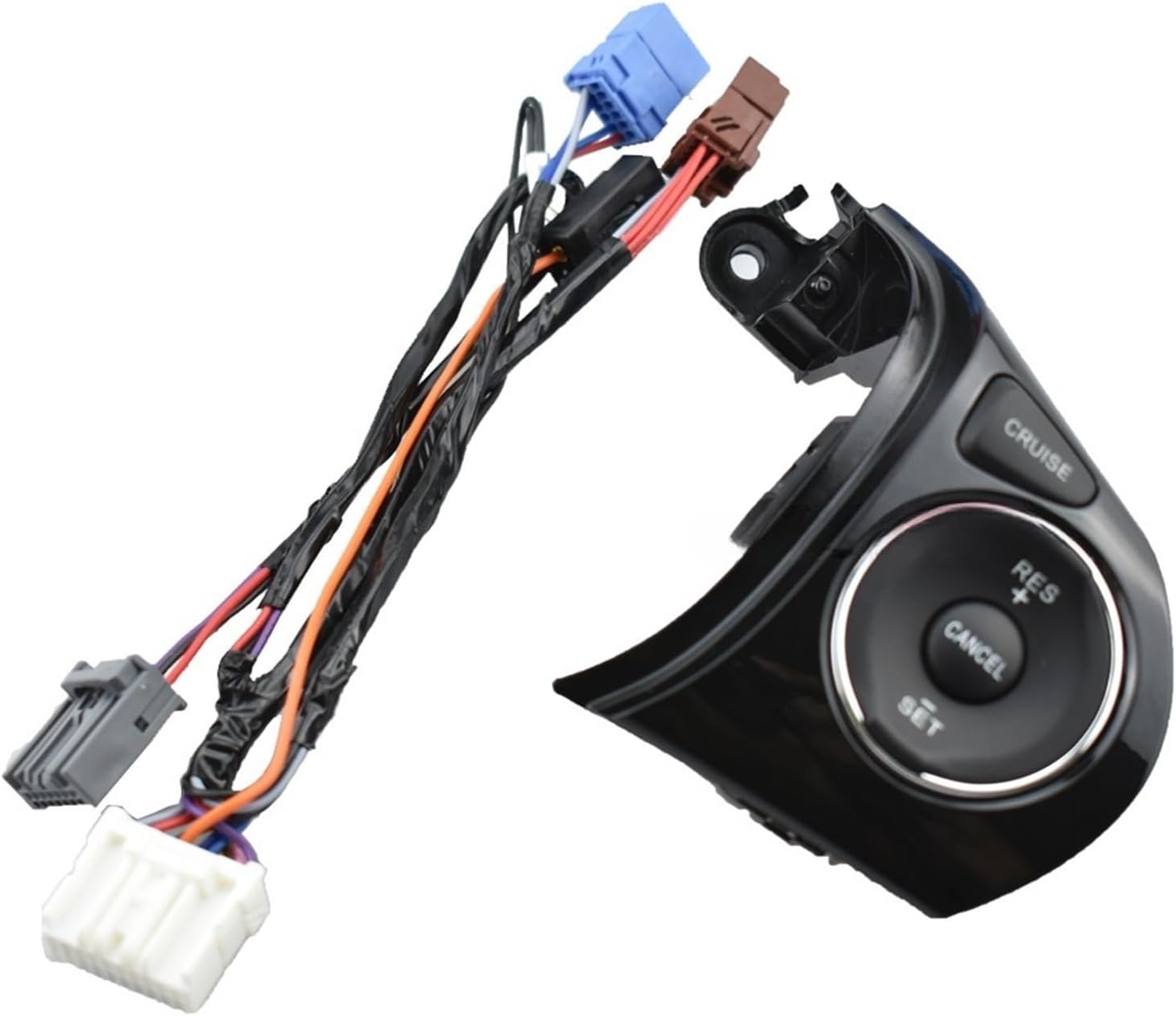 Steering Wheel Control Switch Cruise Button Compatible with Honda Jade Civic 2012 2013 2014 2015 35880-TR6-A01(1-Switch Plus Cable)