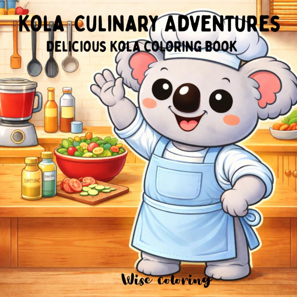 Kola Culinary Adventures: Delicious Kola Coloring Book