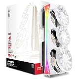 XFX Mercury AMD Radeon RX 9070XT OC 磁気エアホワイトエディション RGB 16GB GDDR6 HDMI 3xDP、AMD RDNA 4 RX-97TMARGW9