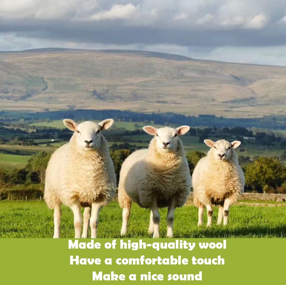 フェルトウクレレピック 10ピース フェルトハートシェイプピック ウクレレギターベース用 ピックホルダーケース付き (複数色 10個