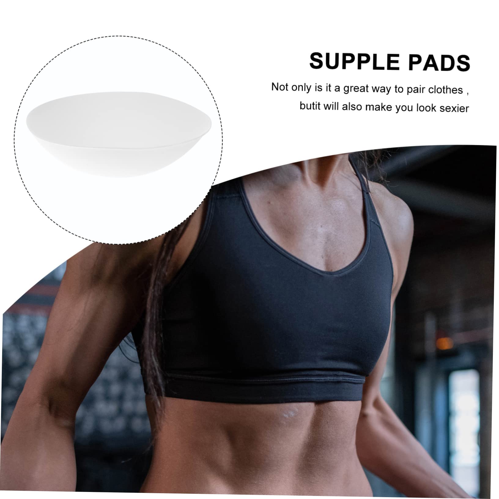 20pares Almohadillas De Transpirables Para Sujetadores Deportivos Inserciones De Rellenos Reutilizables