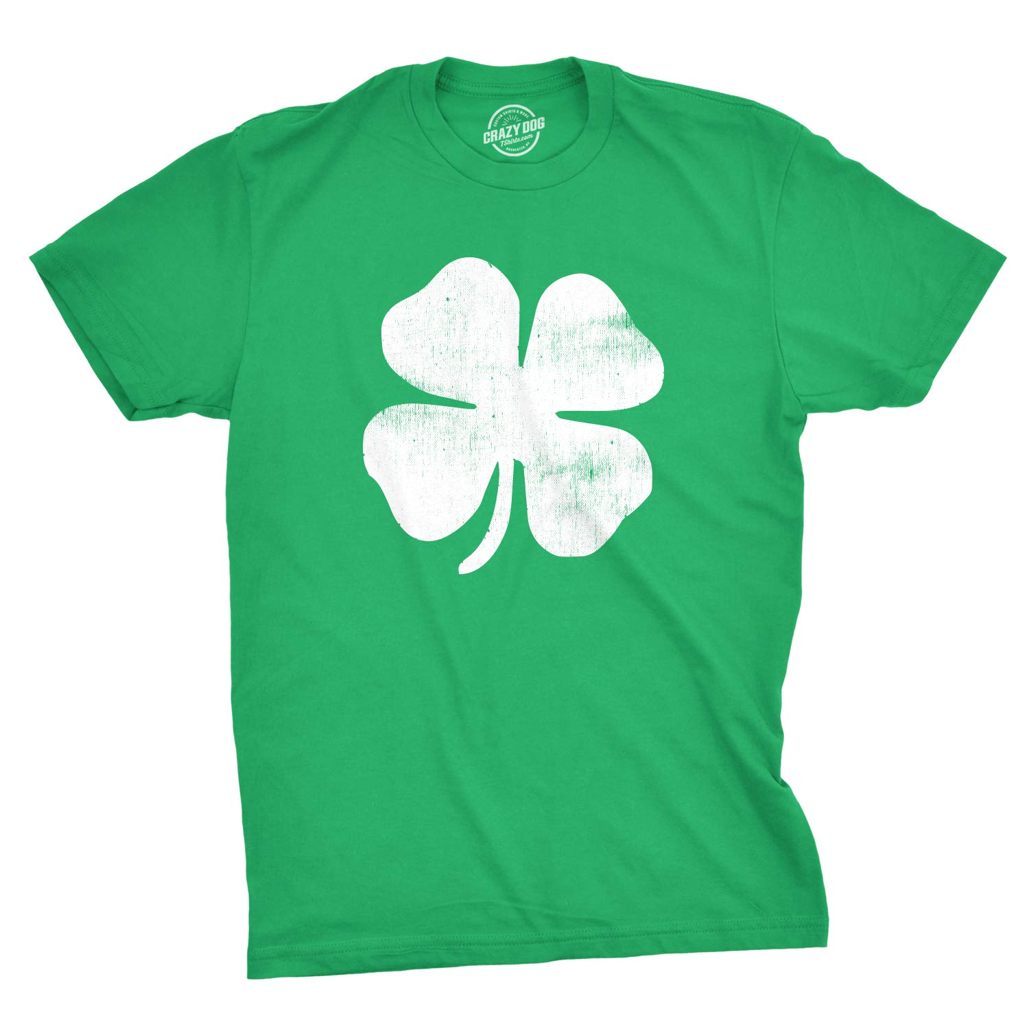 Mens Novelty Saint Patricks T Shirt Funny Irish Tees Cool Party Tees for Guys