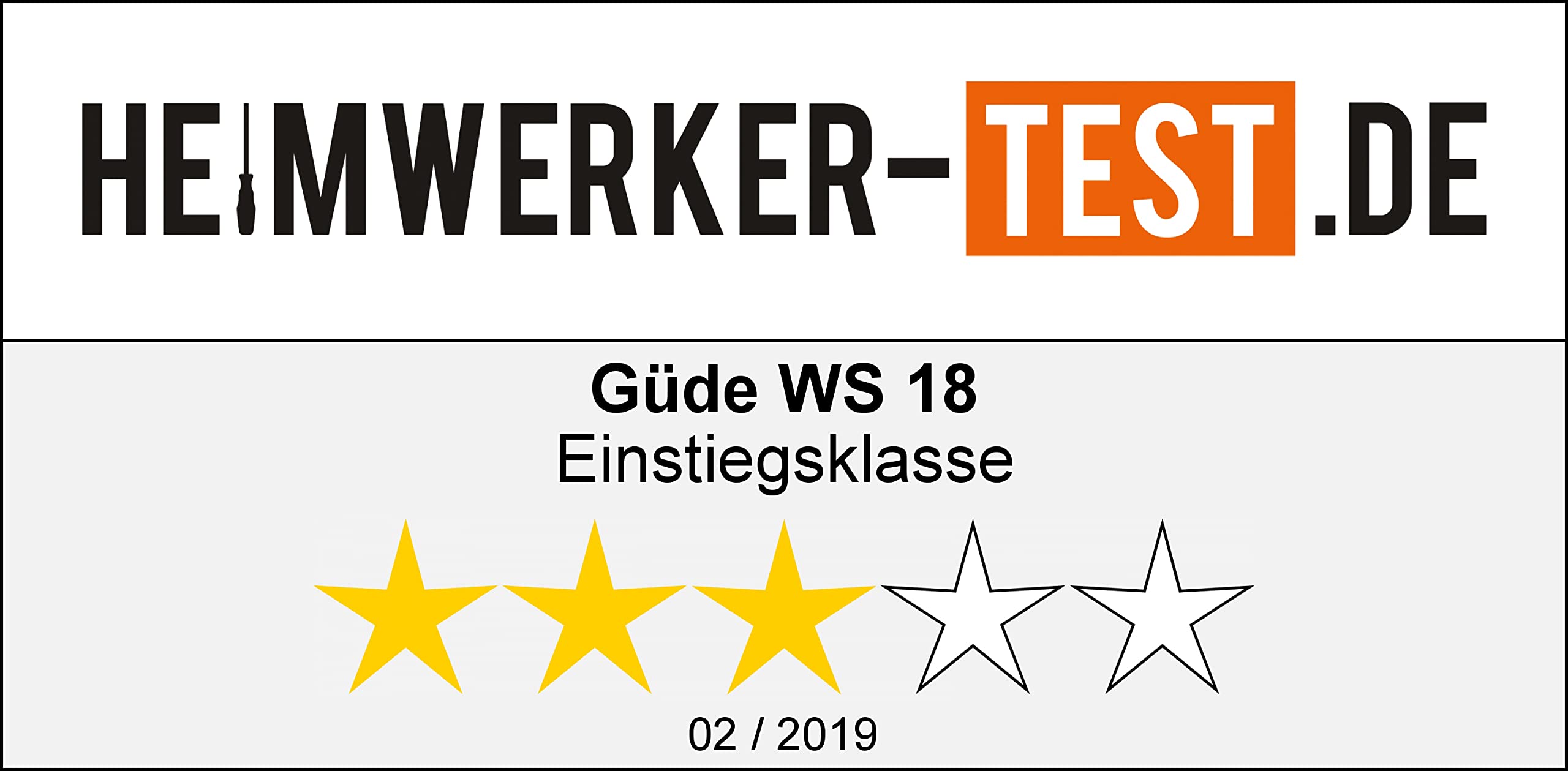 Güde Akku Winkelschleifer WS 18-0 (18 V, Easy-Energy-Exchange, kraftvoller Hochleistungsmotor, 125 mm Scheibendurchmesser, Spindelarretierung, 2-Positionen Zusatzhandgriff, ohne Akku und Ladegerät)