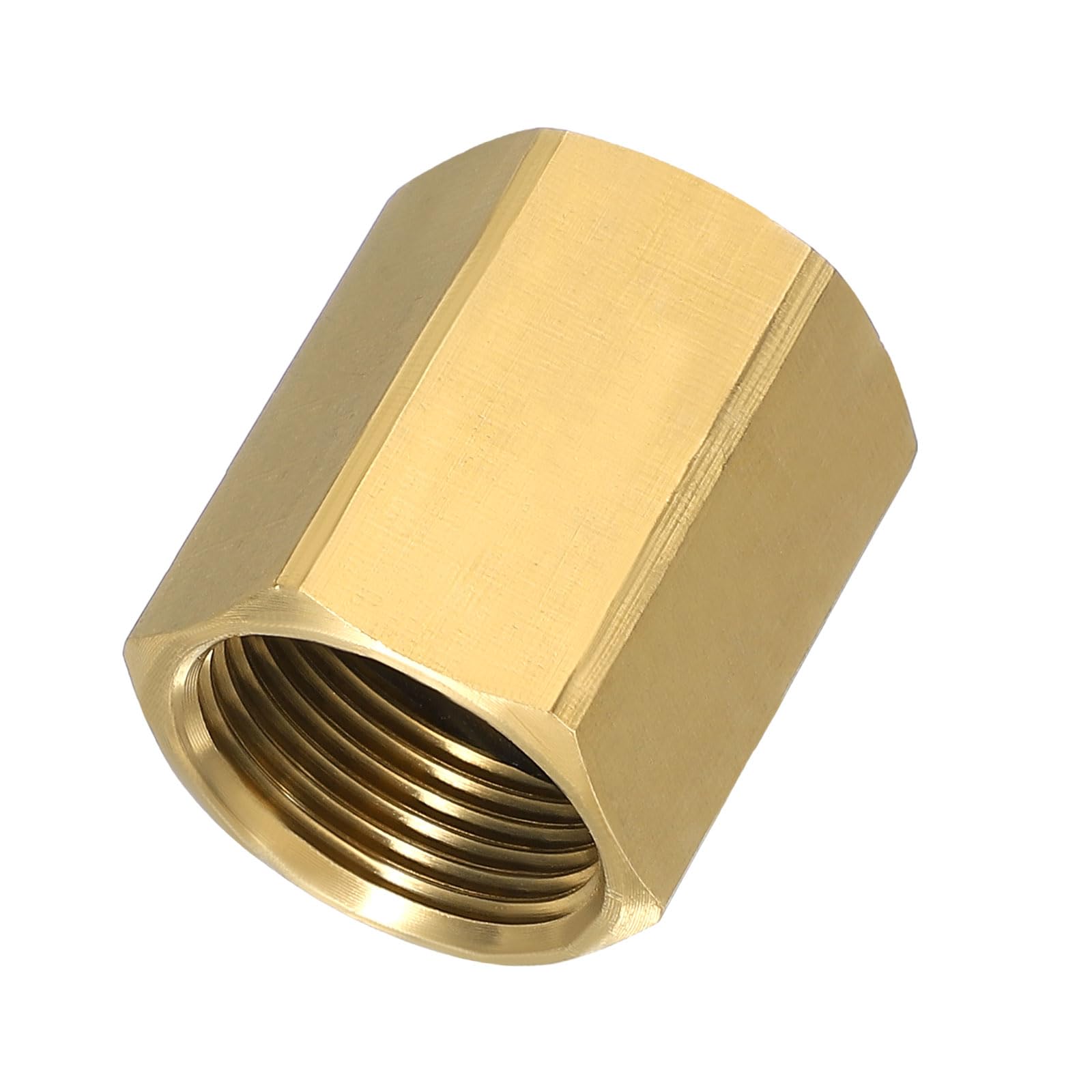 sourcing map Pressure Washer Hose Connector M22 Female to M22 Female 4800PSI Copper Pressure Washer Hose Adapter Coupler Extension Fitting Quick Connect