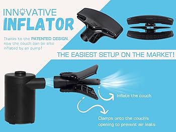 Amazon.com: WEKAPO Inflatable Lounger with Pump-Effortless Setup