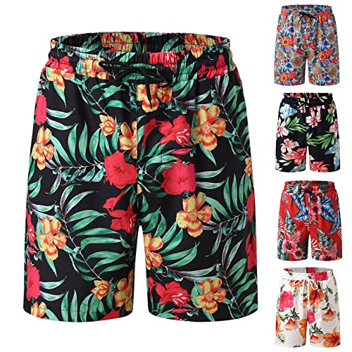 Bañador Hombre Talla Grande, Traje De Baño Hombre Natacion, Elásticos De Secado Rápido Pantalones Cortos Bañador Con Forro De Malla Y Cordón De Ajuste Transpirable Para Playa Surf Deporte Vacaciones