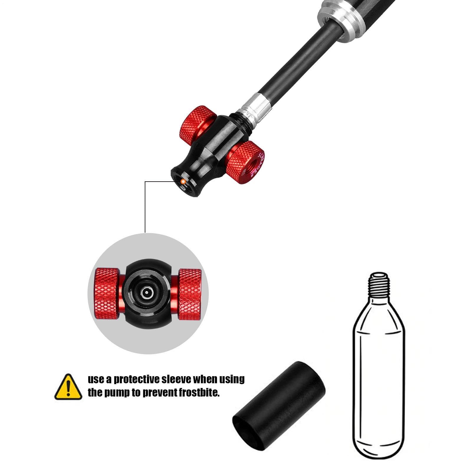 Pompa Per Bici Portatile Gonfiatore Leggero Bici Palloni Con Ago | Mini pompa per pneumatici di bicicletta Per Basket Pallavolo Calcio Sport All'Aperto Ciclismo E Mountain Bike