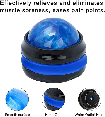 ZAfOSIN Bola de masaje manual para dolor muscular, alivio del dolor, herramientas de masaje, terapia de masaje de espalda utilizada con aceites ZAfOSIN Bola de masaje manual para dolor muscular, alivio del dolor, herramientas de masaje, terapia de masaje de espalda utilizada con aceites