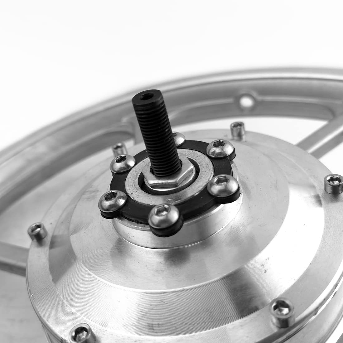 24V 36V 48V 350W 16 pouces moyeu moteur roue Hall capteur jante en aluminium 16x1.75 pneu pour entraînement avant Scooter Mini vélo vélo (36V)
