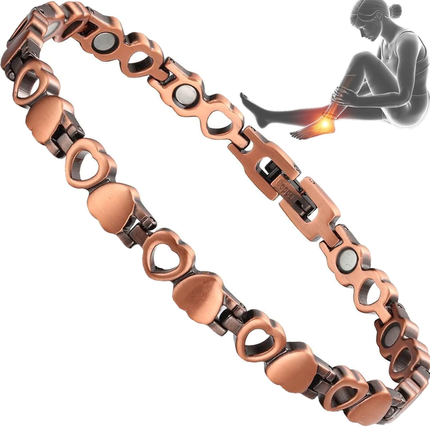 UtenoTureH Copper Magnetic Anklet with Adjustable Nigeria Ubuy 1