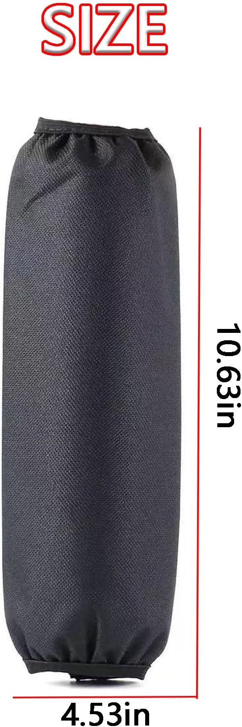 Motorcycle Shock Covers, 10.6in Nylon Water-Resistant Protective Cover | Universal for Most Motorcycles Scooters ATVs