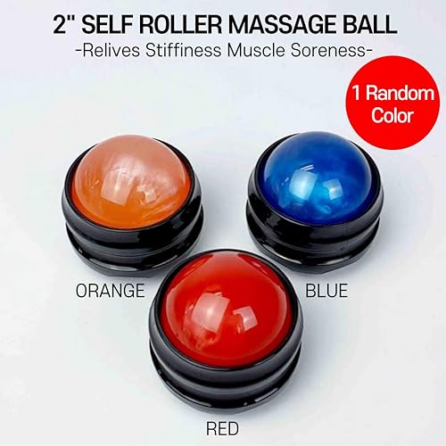 Miniatura 3 de DAHINRAUM Juego de rodillos de terapia de rodillo de masaje individual, bola de maní para liberación miofascial, tejido profundo, relajación para