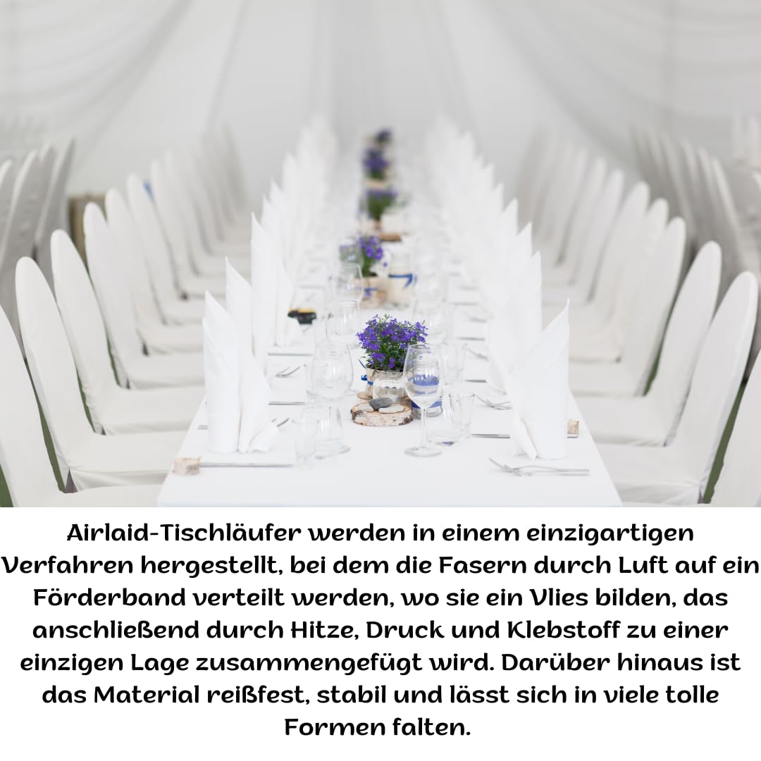 VelaHub Airlaid 20 - Chemin De Table - 40 X 120 Cm