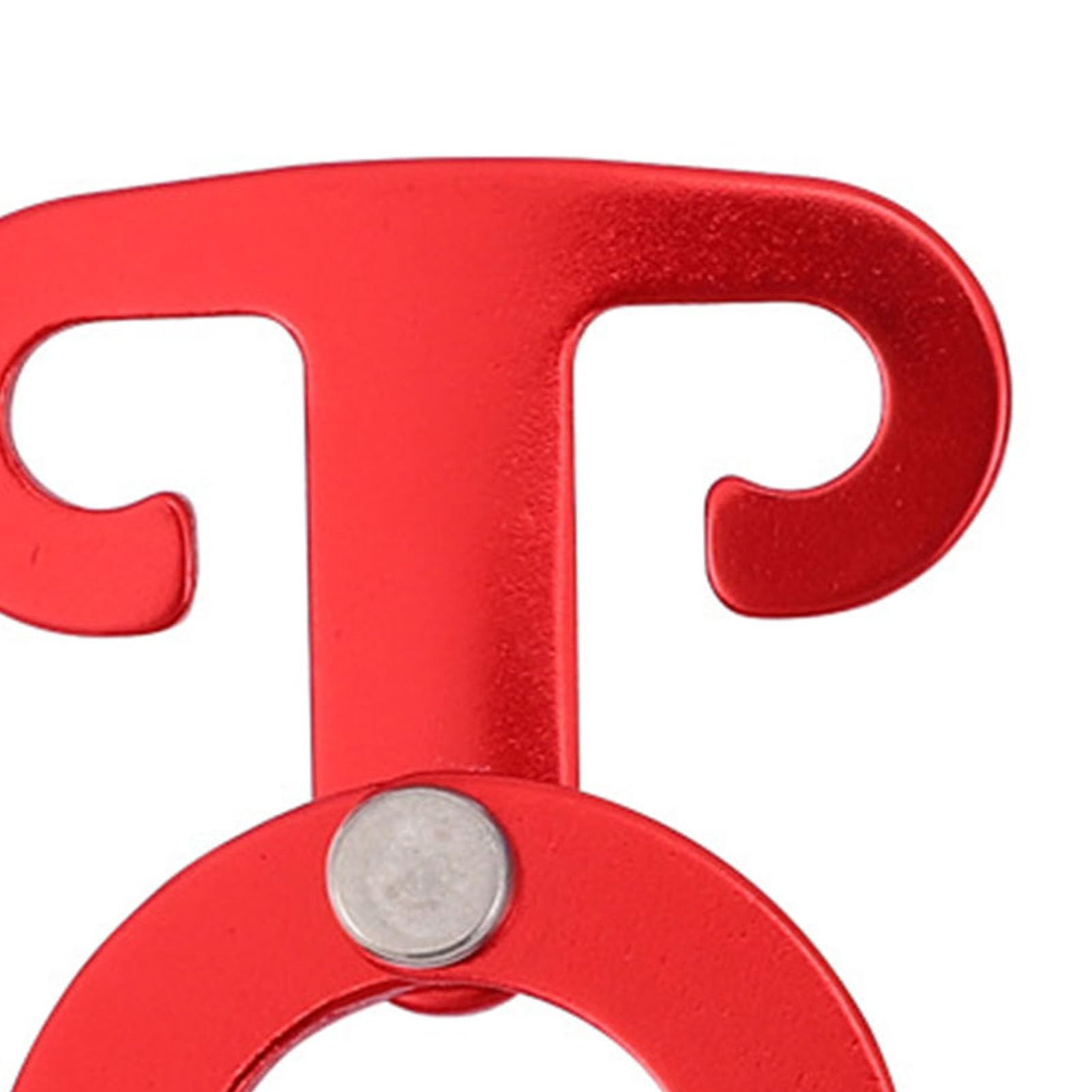 Camping Rope Hanging Hook Sturdy Lightweight Self Lock T Round for Tent Camping Hiking Backpacking