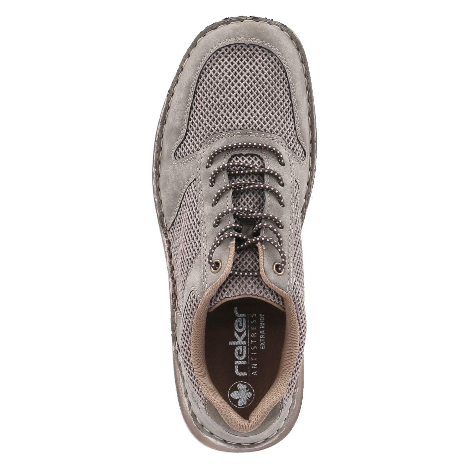 Rieker 03089-64 Herren Slipper Textil & Synthetik in beige - Gr. 40