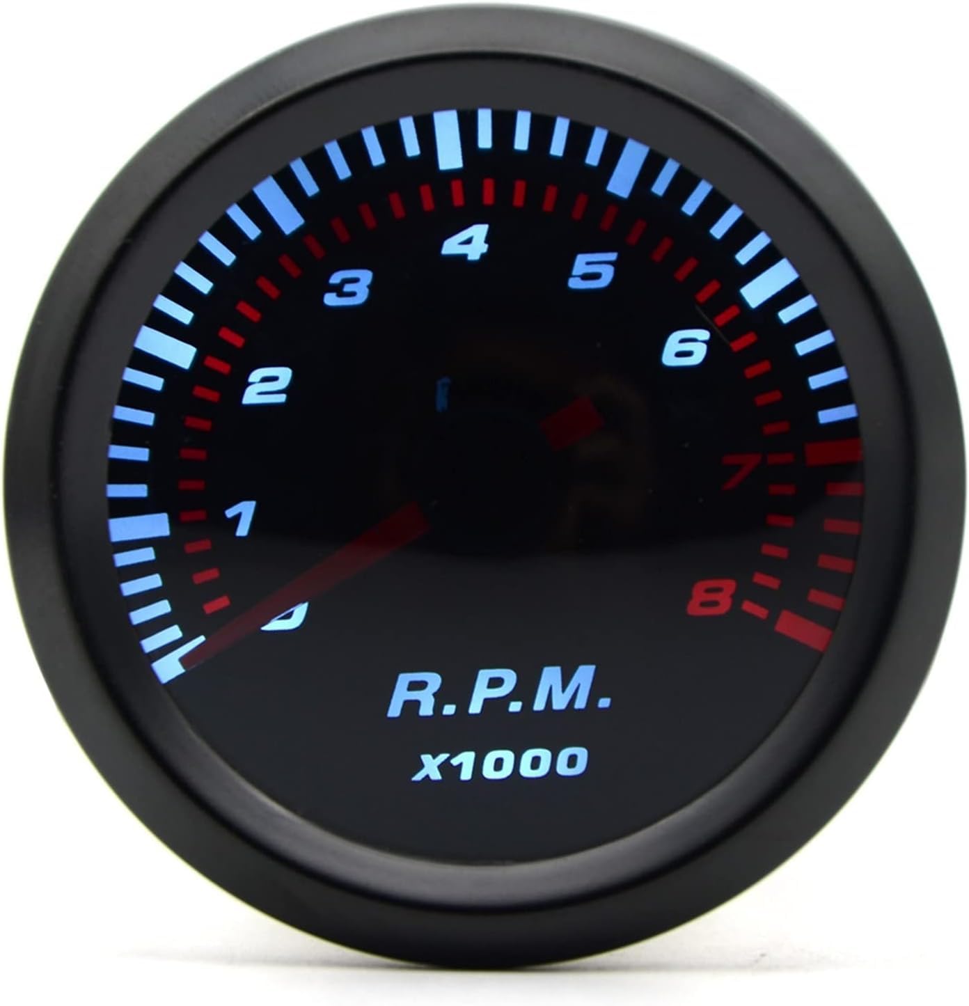 2 52mm Soczewka Dymna Wskaźnik Doładowania Bar Psi Podciśnienie Temperatura Wody Temperatura Oleju Ciśnienie Oleju Woltomierz Obrotomierz Rpm Wskaźnik Samochodowy + Podkł, Tachometer