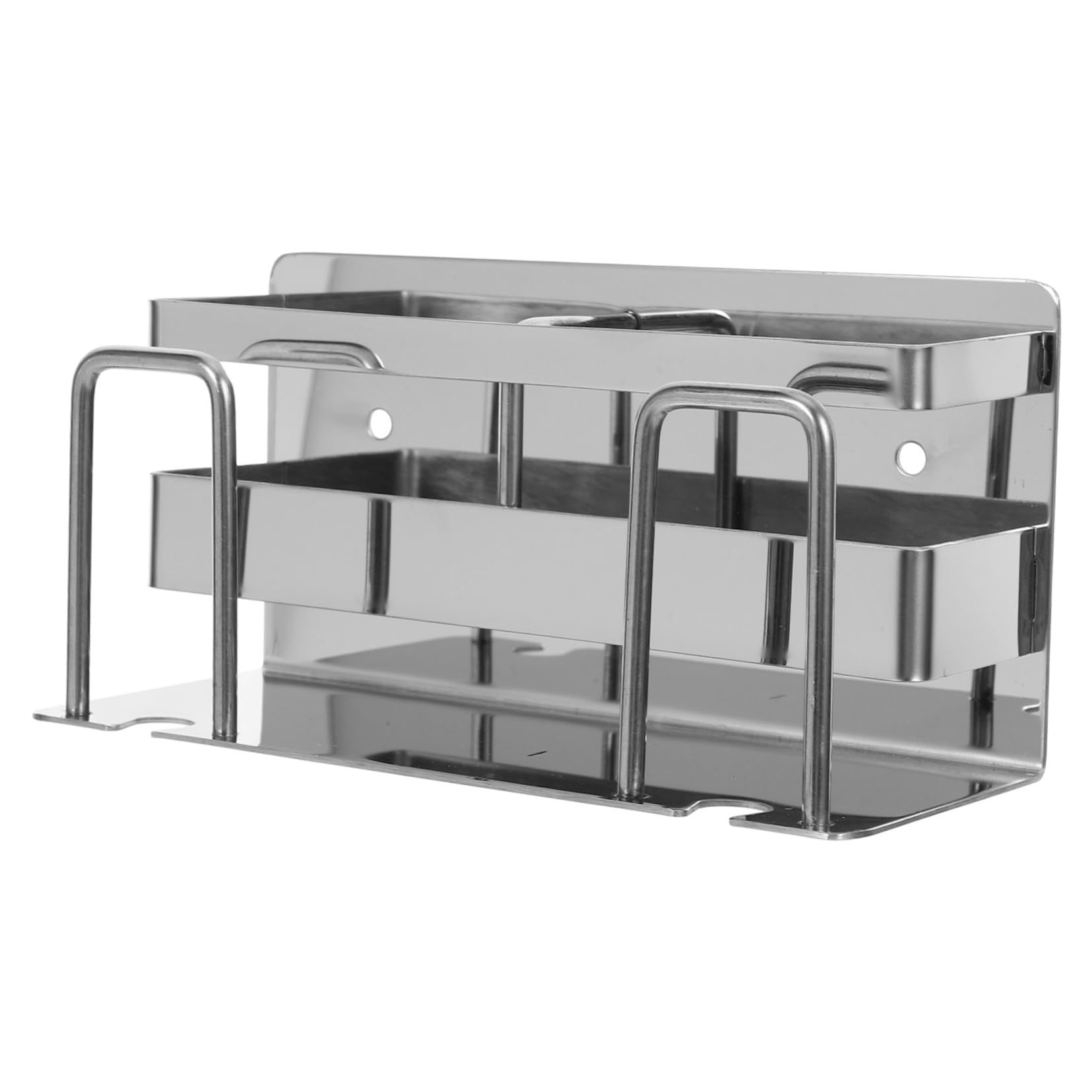 Alipis Lot De 2 Supports De Brosse À Dents pour Salle De Bain Support Mural Divisé pour Dentifrice