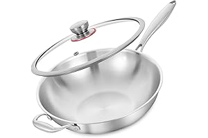 Tri-Ply Stainless Steel Wok: Exceptional Stir-Frying and Beyond