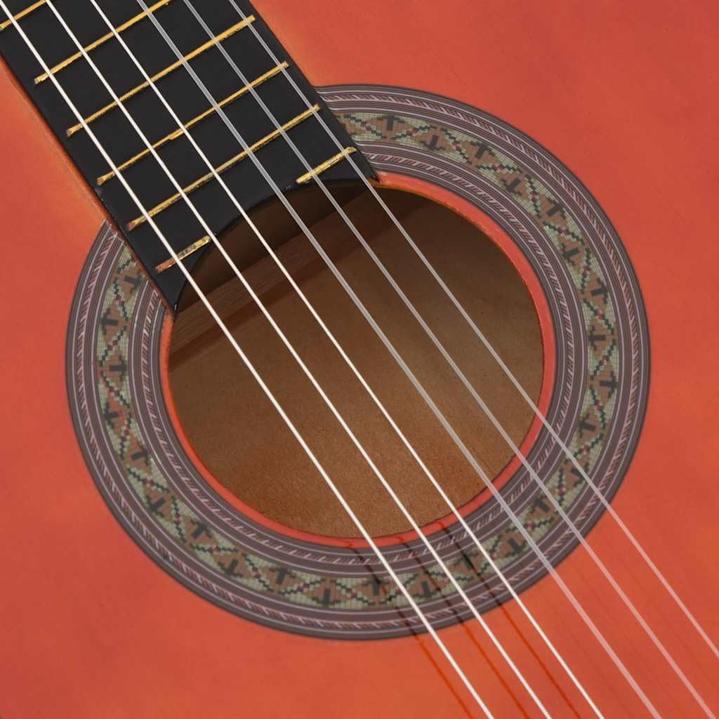 Guitarra clásica 4/4 para principiantes de 39 pulgadas, guitarra de concierto con accesorios como bolsa, afinador, cejilla, cuerdas y soporte, color natural