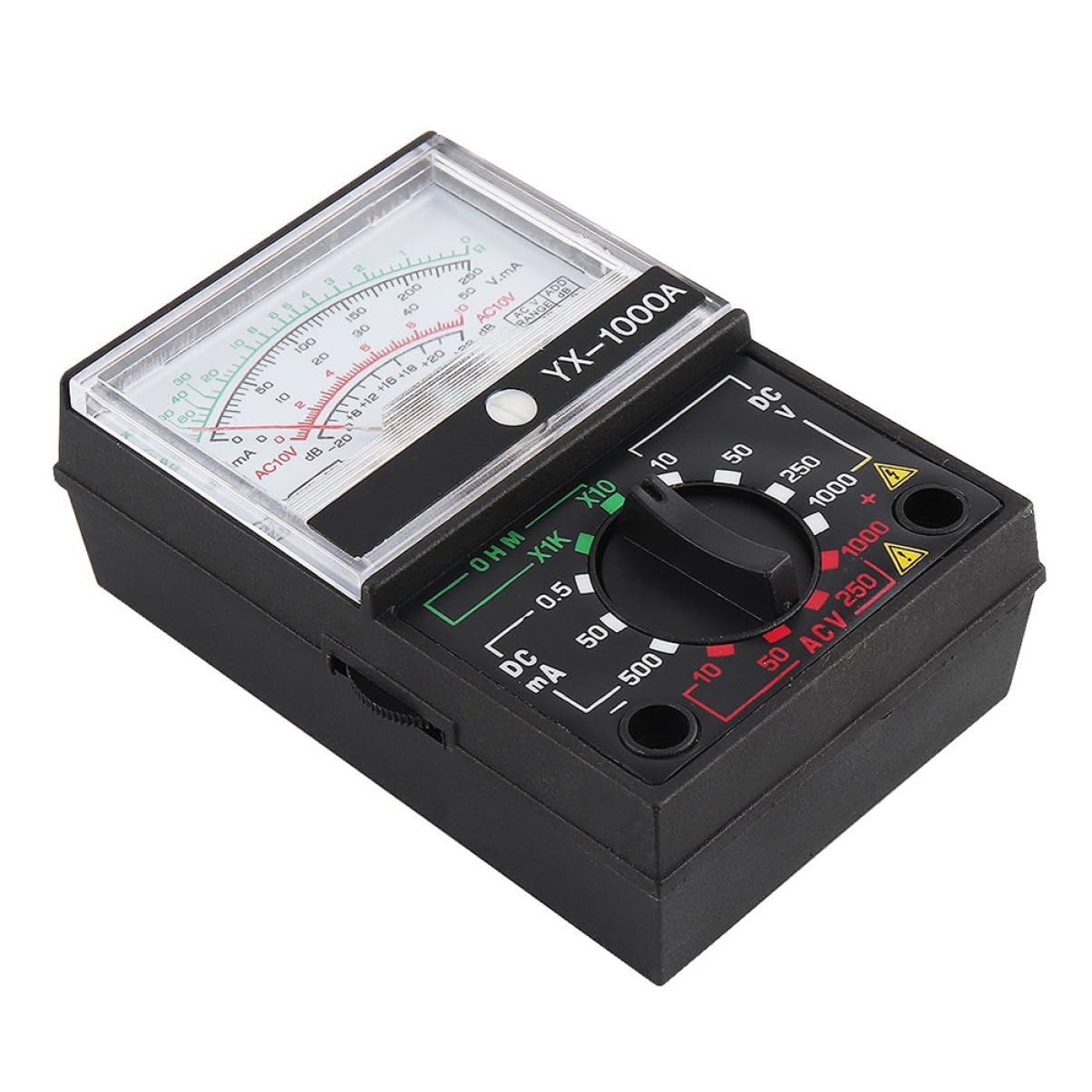 HOMSFOU 3pezzi Multimetro Digitale Professionale Per Elettricisti Tester Di Voltaggio Alta Precisione Design Compatto e Automatico Strumento Multifunzionale Per Diagnosi Elettriche Nero