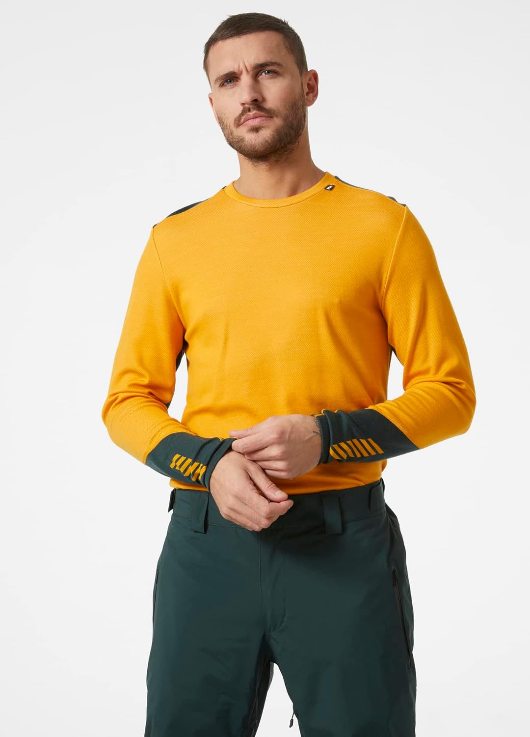 Helly-Hansen LIFA Merino Midweight Crew Base Layer for Men - Warm & Breathable, Ideal for Winter Sports & Outdoor Activities - Image 3