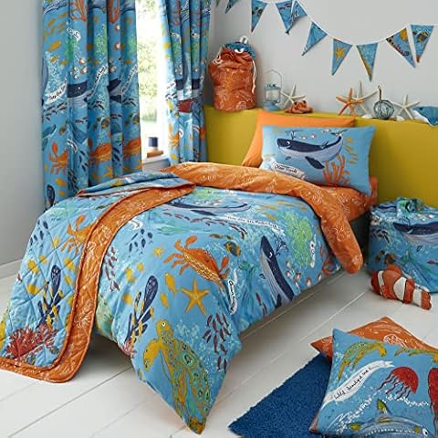 Happy Linen Company Ocean Friends Duvet Set Cover
