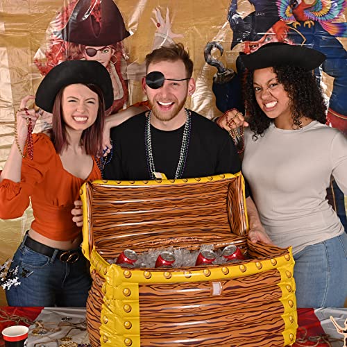Image of Beistle Inflatable Treasure Chest Coolers.