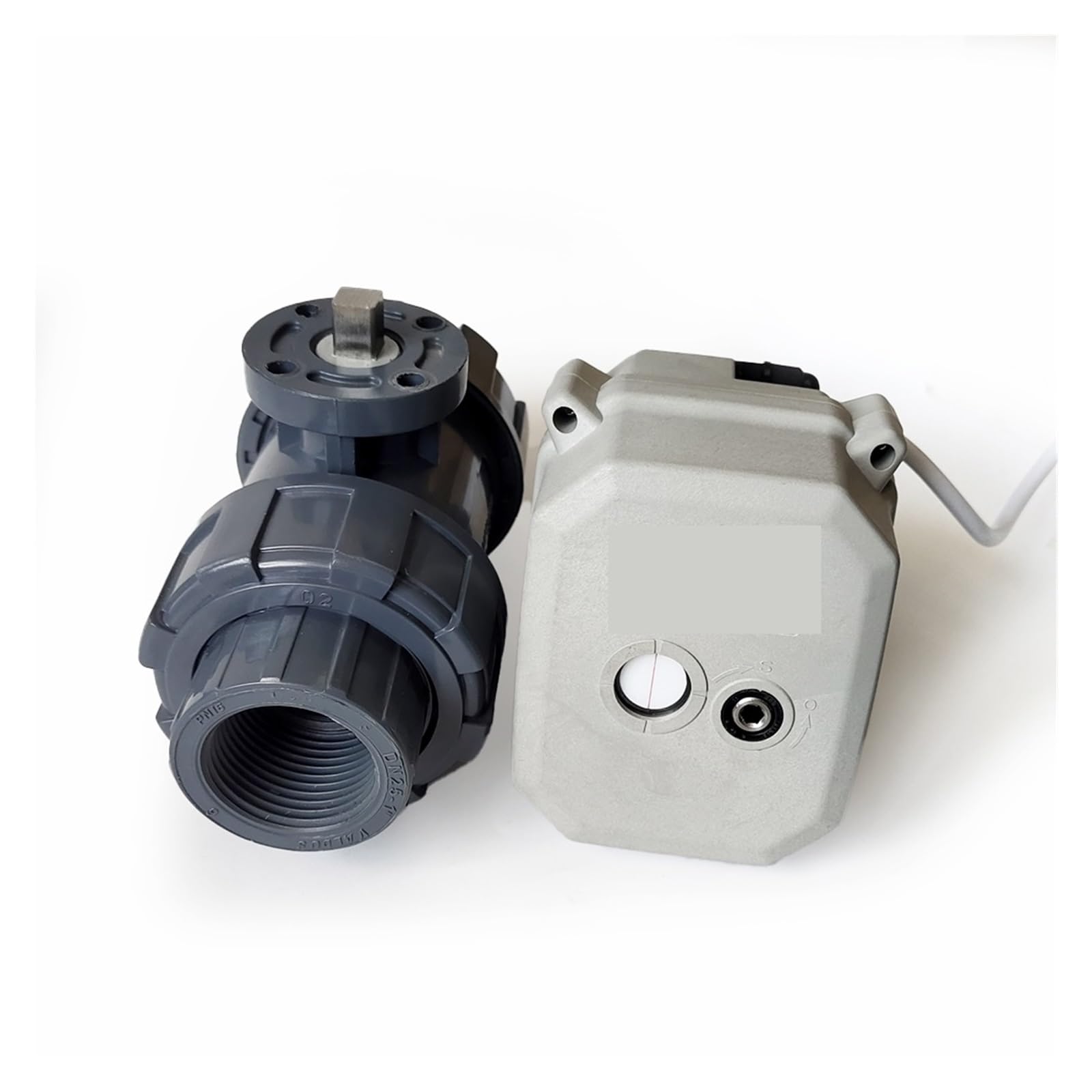 Mjina Dn25 1" Corrosion-Resistant Modulating Ball Valve Upvc Analog Flow Control Valve True Union End(Npt_0-5V)