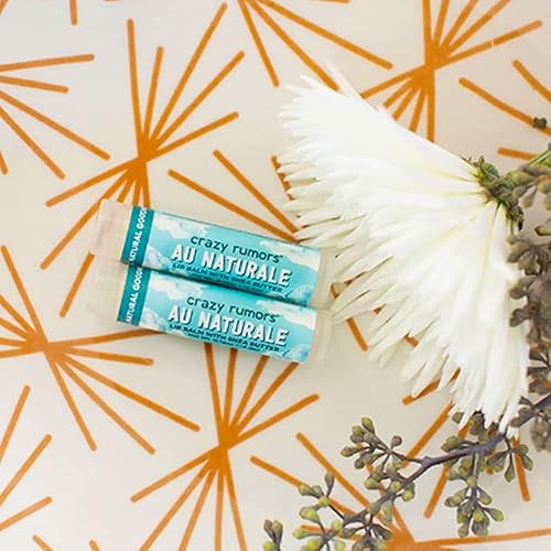 Miniatura 4 de Crazy Rumors Au Naturale - Bálsamo labial sin sabor. 100% natural, vegano, a base de plantas, fabricado en Estados Unidos (paquete de 1)