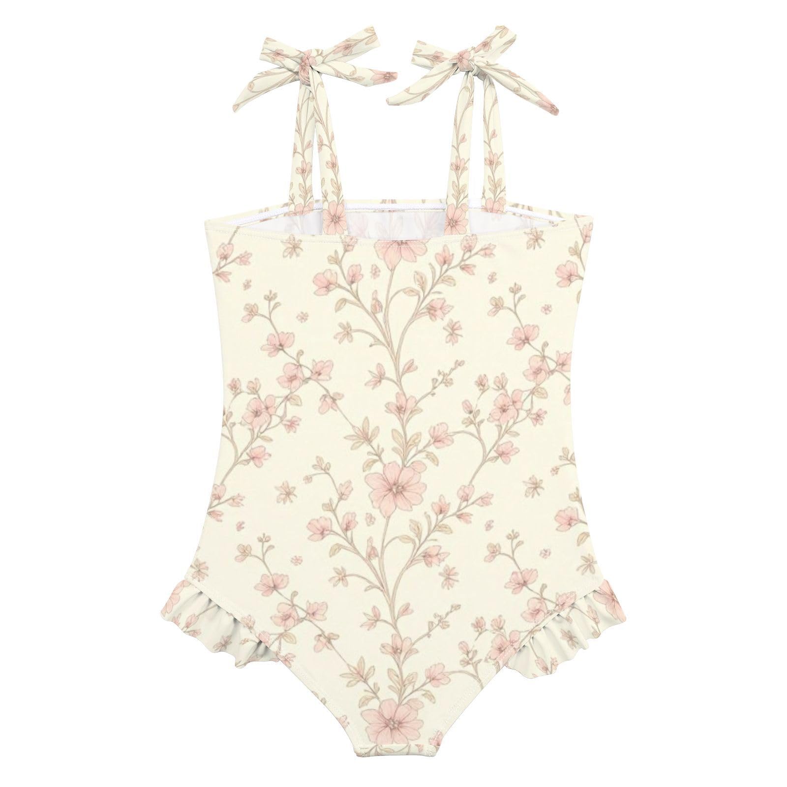 FRODOTGV Costume da bagno intero da ragazza ad asciugatura rapida, costume da bagno sportivo estivo per bambine