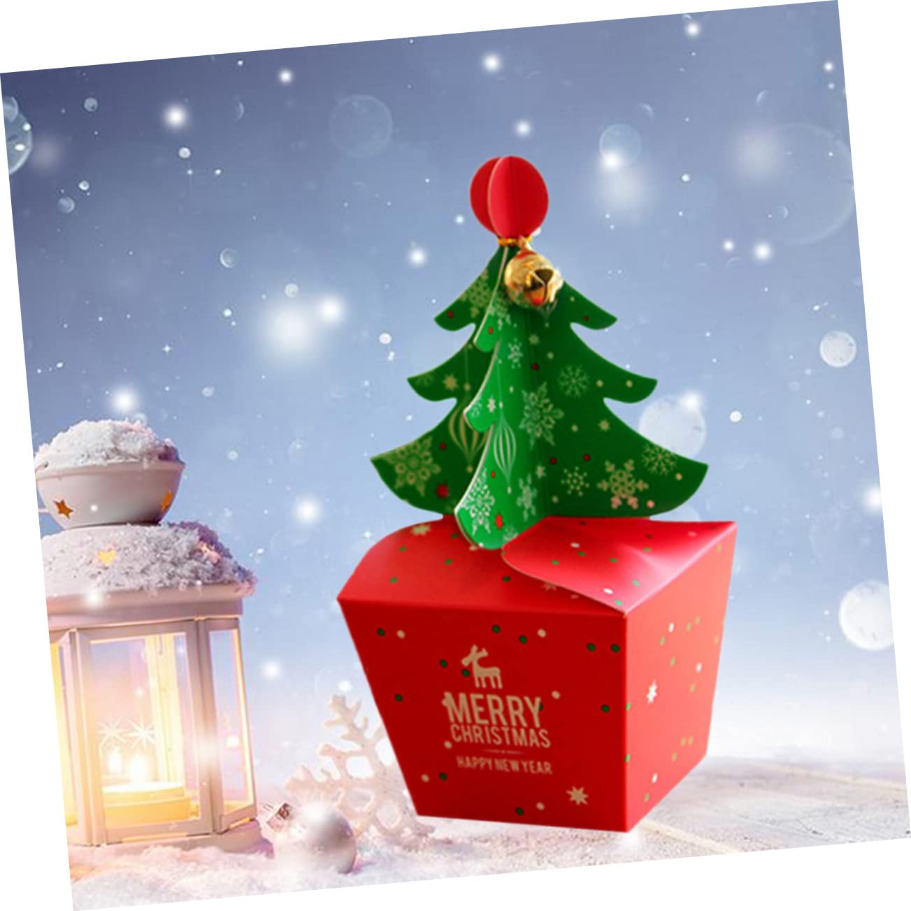 minkissy 30stücke Weihnachtsgeschenkschachteln Für Süßigkeiten Im Kleinen Format Attraktive Verpackung Mit Weihnachtsbaum- Für Festliche Anlässe Aufbewahrung Von Leckereien