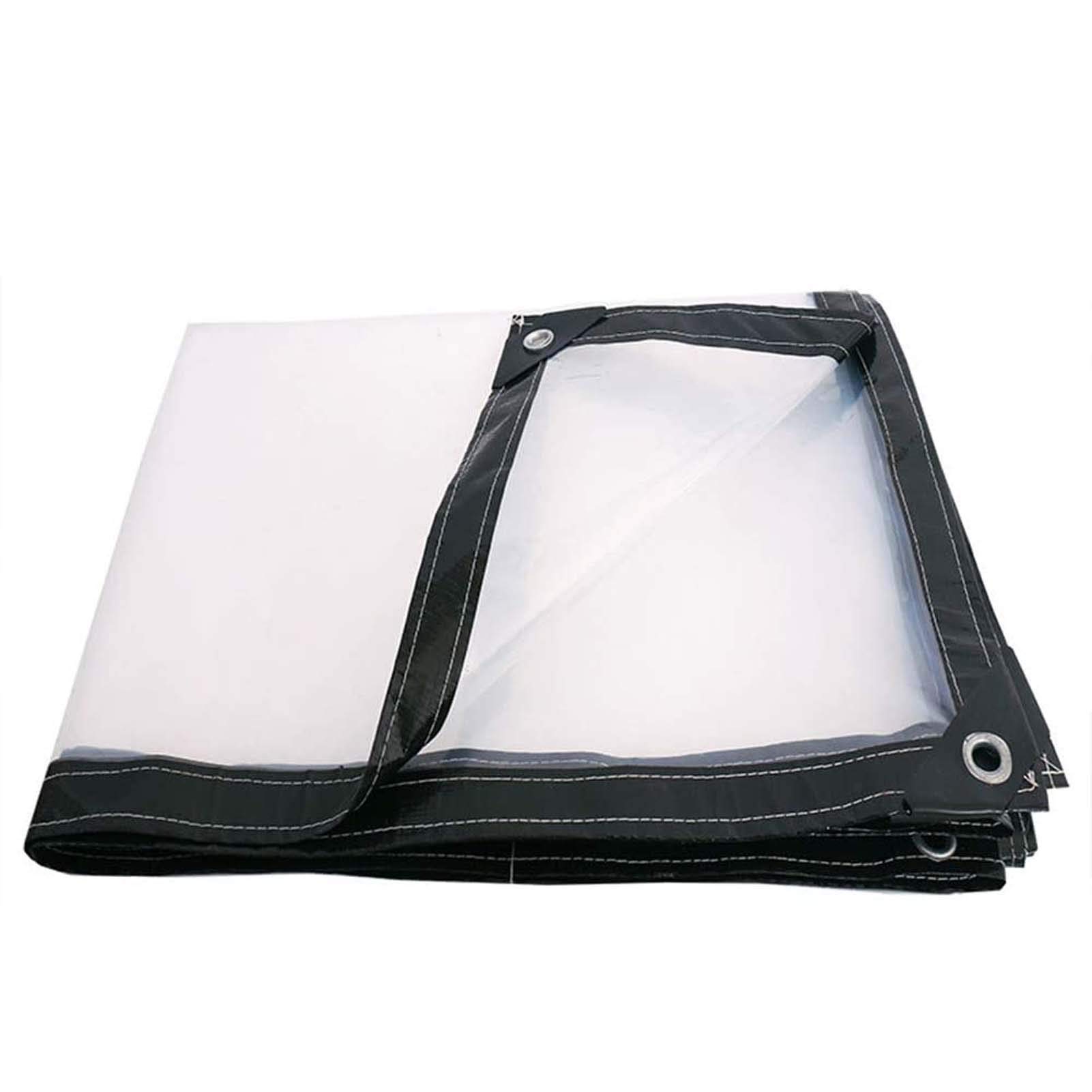 Lona transparente impermeable 3x7 pies con ojales para aislamiento de invierno