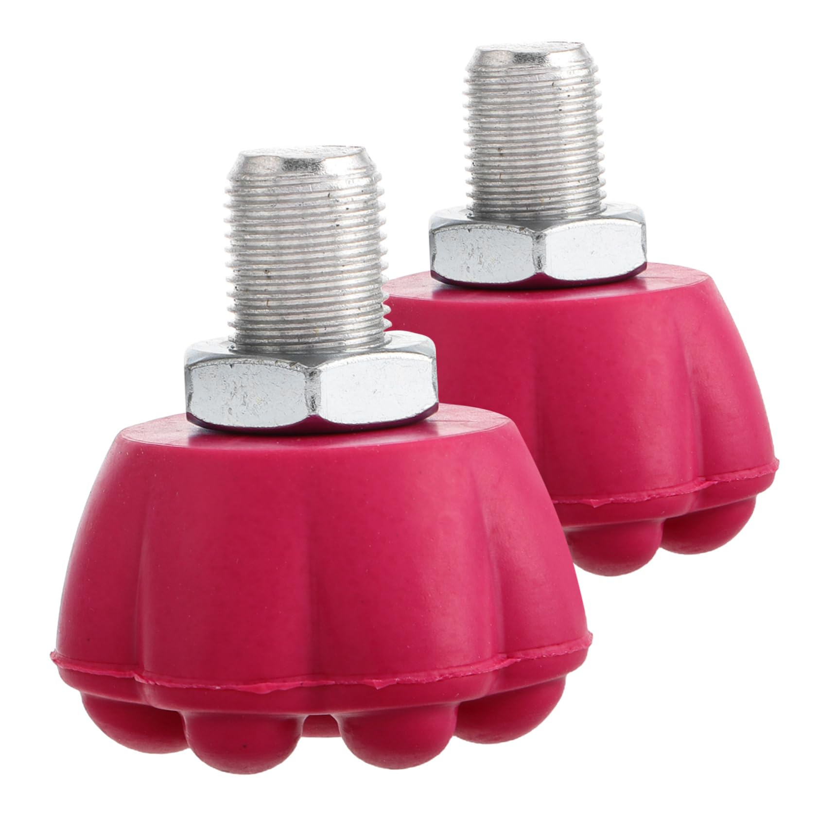 UPKOCH Stable Toe Stops for Roller Skates 2pcs Rubber Toe Stoppers Bolt Replacement for Quad Skates Plugs