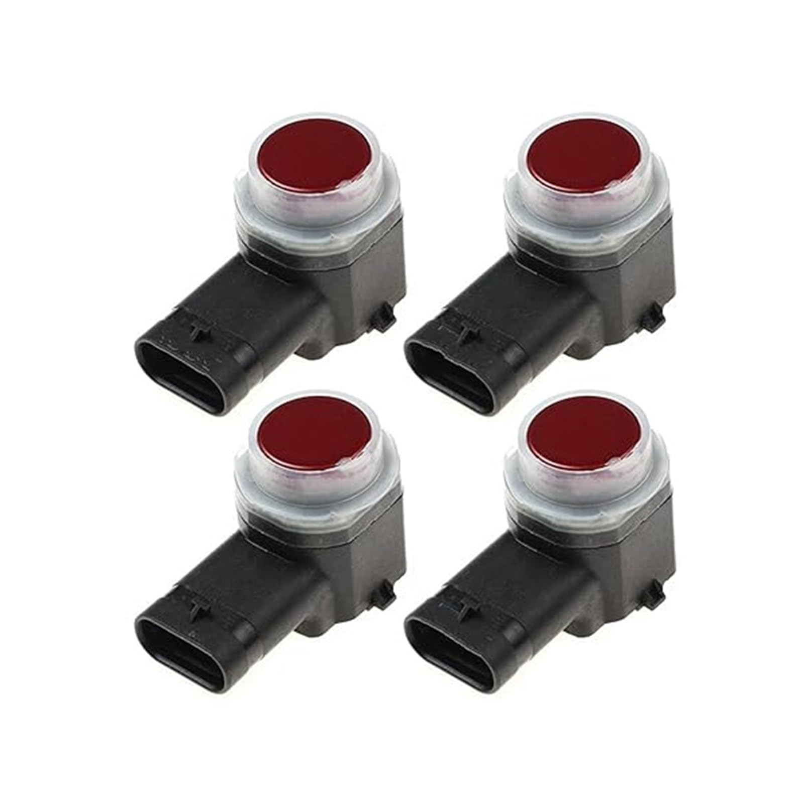 Sensores Aparcamiento Sensor De Control De Distancia Estacionamiento De Objetos con Asistencia PDC para Automóvil Asistencia Marcha Atrás Radar Asistencia Cj5t15k859aaw(Blanco,4pcs)