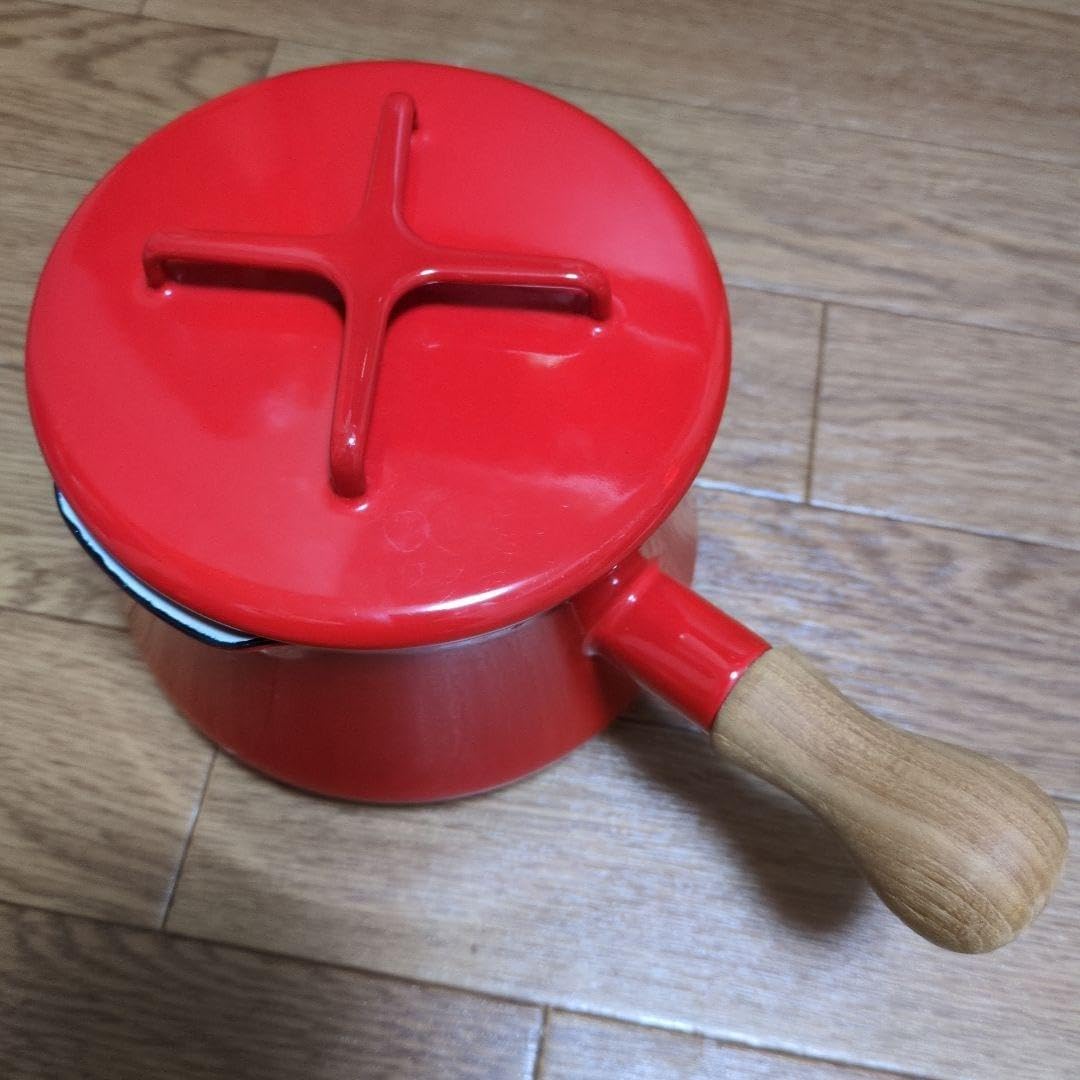 DANSK Købenstyle ダンスク 片手鍋 チリレッド ダンスク コベンスタイル片手鍋 13センチ チリレッド 野田琺瑯 片手鍋