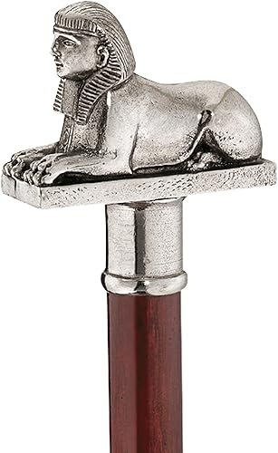 Miniatura 4 de Design Toscano Egyptian Sphinx - Bastón Swagger de 35 pulgadas, color plateado
