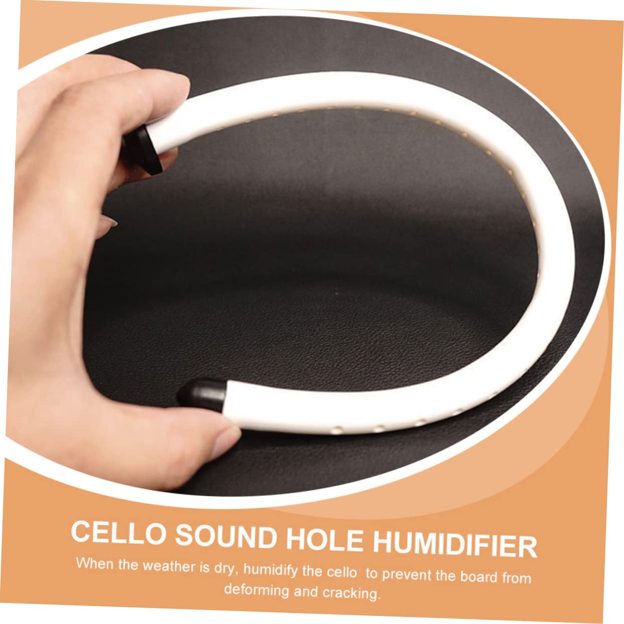 NULYLU Cello Viola Humidifier Prevent Cracking Sound Hole Humidifier for Violin Maintenance