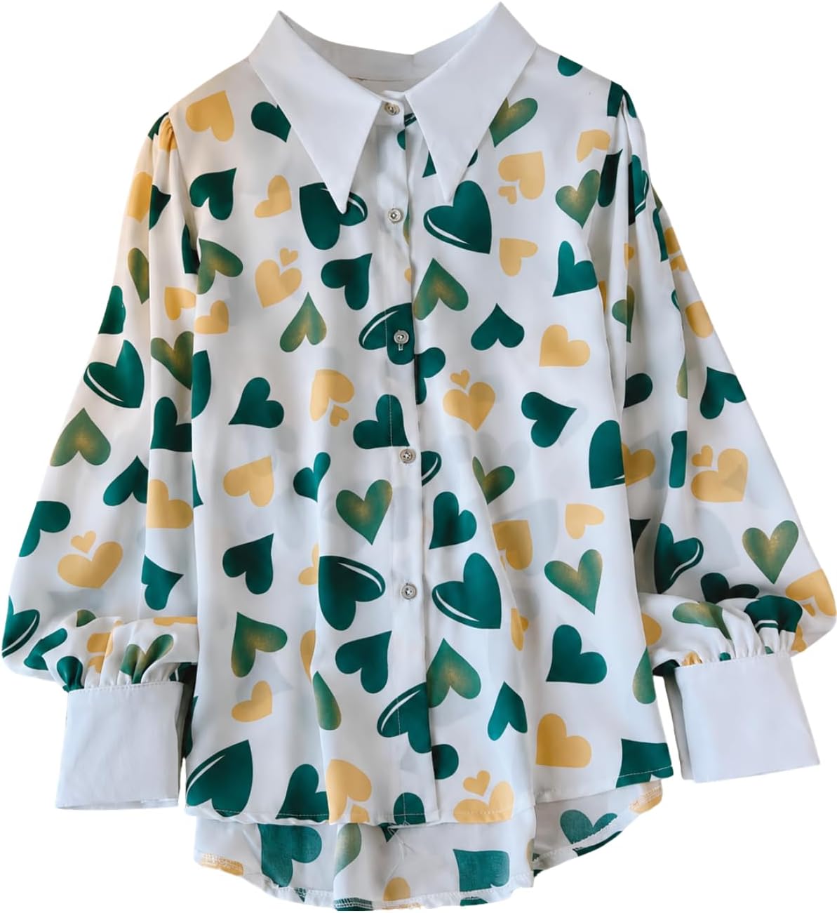 GRECIILOOKS Women's Rayon Standard Neck Fancy Regular Fit Top for Girls Printed