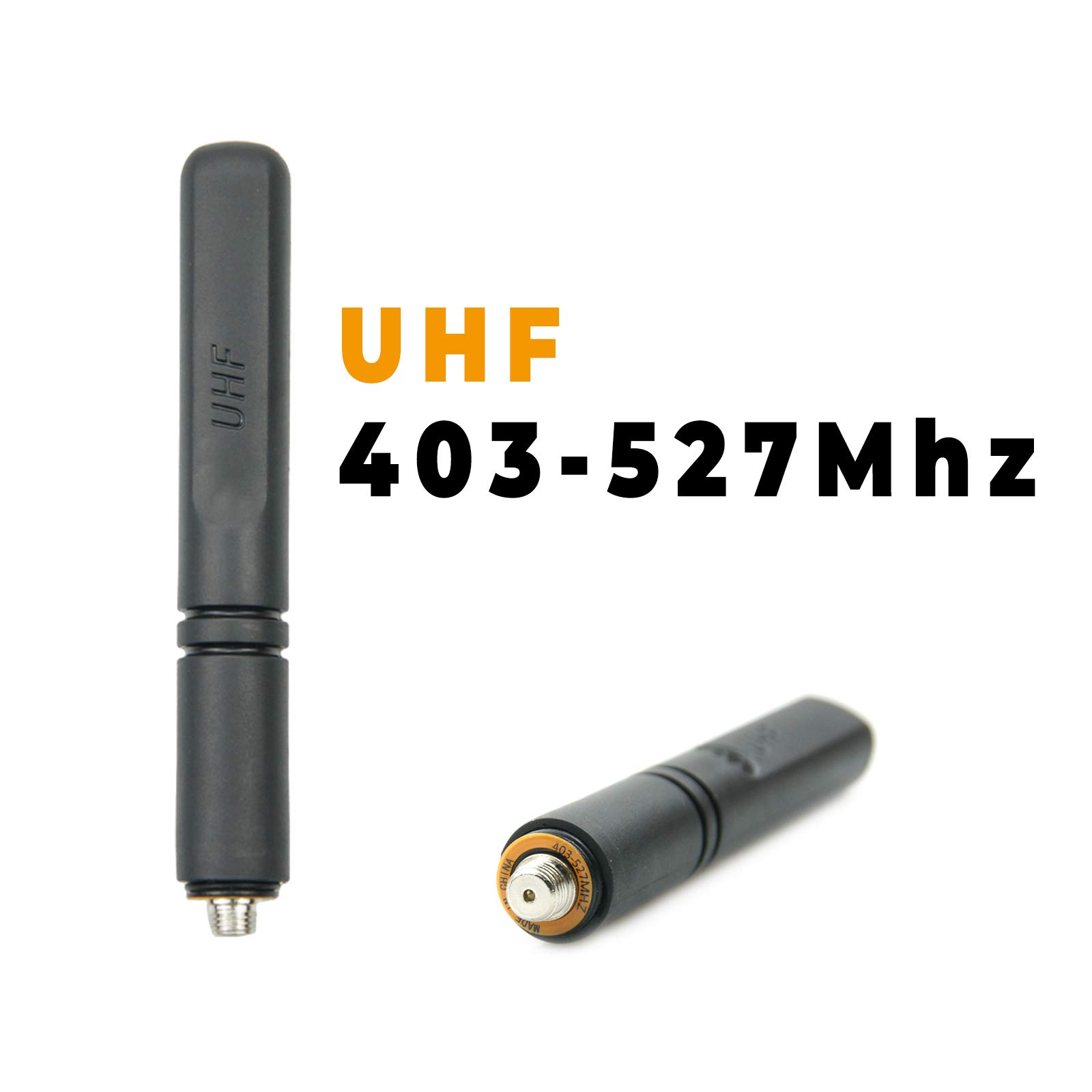 Amazon.com: 2 Pack 400mhz Short Antenna UHF 403-527Mhz Antenna for