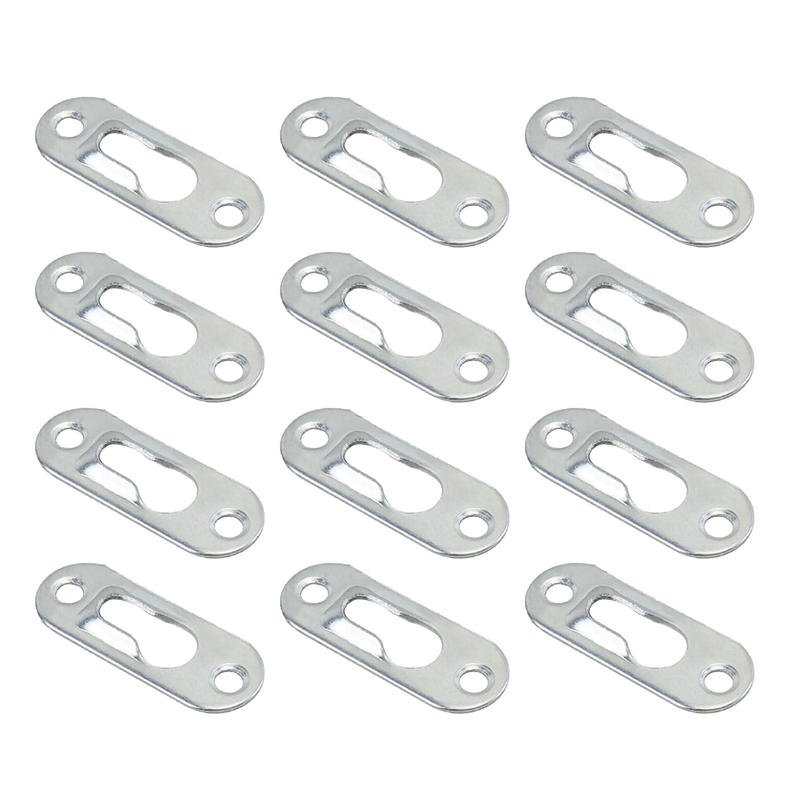 Limtula F 12Pcs Easy Installation Lush Concealed Mount Bracket Headboard Wall Ixings Large Lush Mount Brackets Concealed Bracket