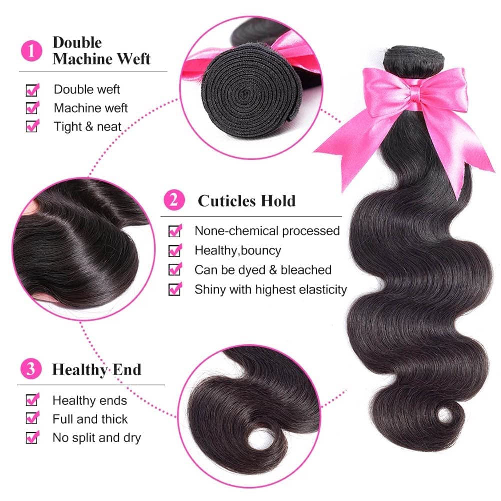 Amazon.com : ISEE Hair 8A Unprocessed Brazilian Virgin Body 