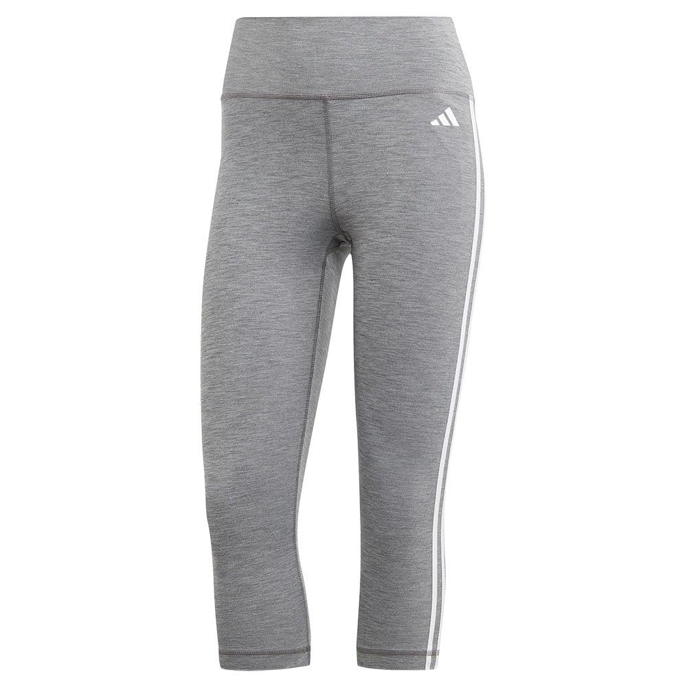 adidas Damen Tights Train Essentials 3-Stripes High-Waisted 3/4 Leggings