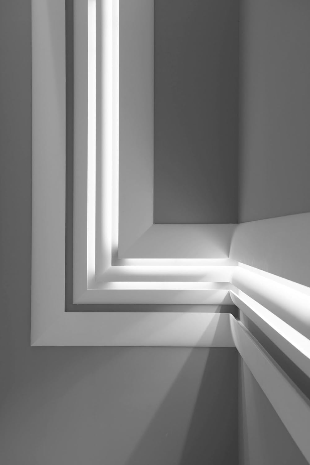 White Primed Polyurethane Crown Moulding 78-in Length
